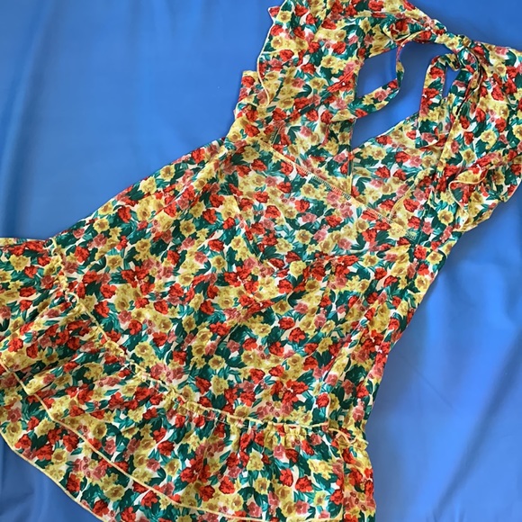 SHEIN Open back Floral Sundress - Picture 2 of 4